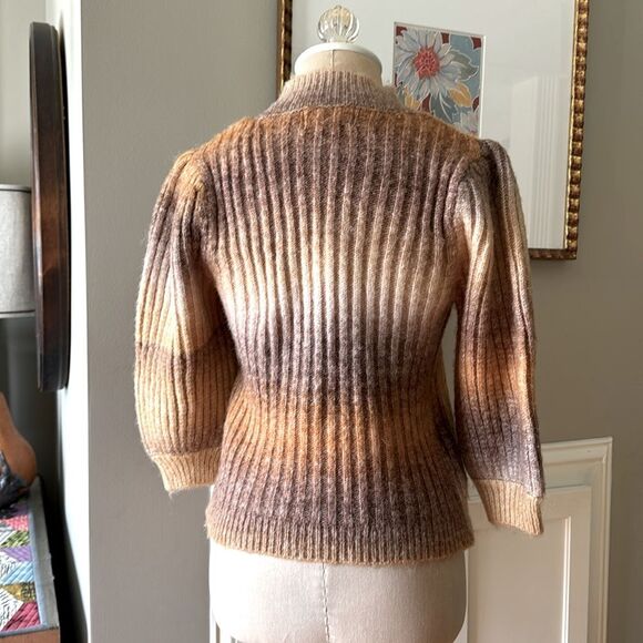 Heartloom Sweater Amara Ombre Balloon Sleeve Brushed Knit Sz XS NWT - Picture 4 of 14